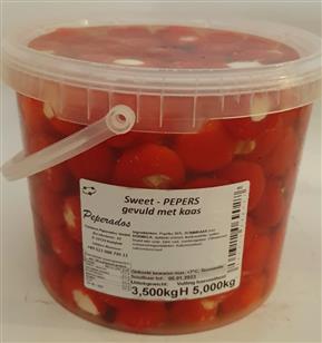 PEPERADOS SWEET PEPPERS(KÄSE GEFÜLLT) 5kg