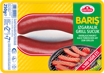 BARIS GEGRILLTE GRILLWURST 250g