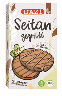 GAZI VEGAN BIO SEITAN GEGRILLT 6*200g