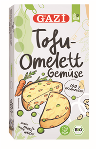 GAZI VEGAN BIO TOFU OMELETT GEMÜSE 6*180g