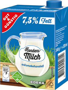 G&G CONDENSED MILK 7,5% 340g