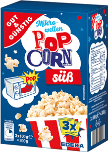 G&G MIKROWELLEN POPCORN SÜß 3x100g